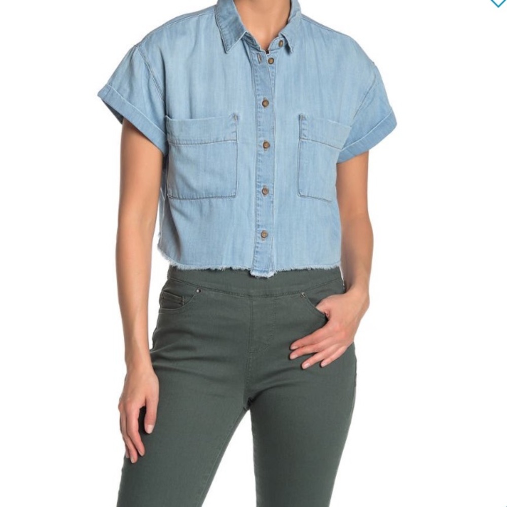 Good American Denim Crop Top
